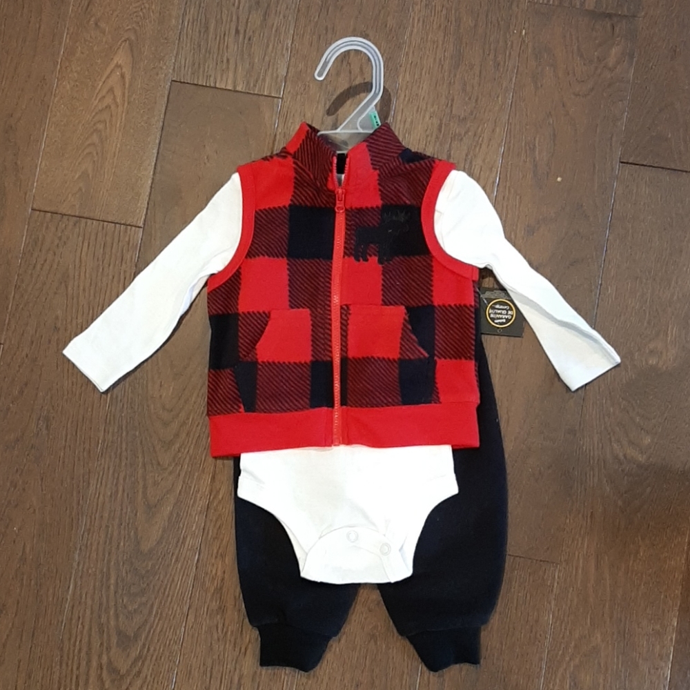 NWT - bodysuit, vest, and pants